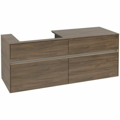 Villeroy & Boch Collaro Waschtischunterschrank mit 4 Auszügen 140 cm Arizona Oak Mit Beleuchtung Links Villeroy & Boch Collaro Waschtischunterschrank Mit 4 Auszügen 140 Cm Arizona Oak Mit Beleuchtung Links -VILLEROY & BOCH shop 71606093 2