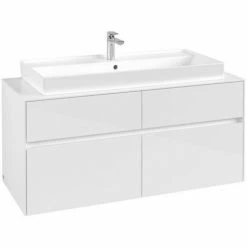 Villeroy & Boch Collaro Waschtischunterschrank 120cm Mit 4 Auszügen Glossy White Ohne Beleuchtung 3 Villeroy & Boch Collaro Waschtischunterschrank 120cm Mit 4 Auszügen Glossy White Ohne Beleuchtung -VILLEROY & BOCH shop 71606096 2