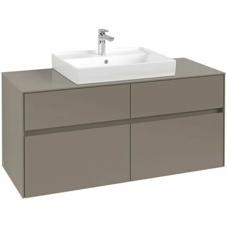 Villeroy & Boch Collaro Waschtischunterschrank mit 4 Auszügen 120 cm Truffle Grey Ohne Beleuchtung Mittig Villeroy & Boch Collaro Waschtischunterschrank Mit 4 Auszügen 120 Cm Truffle Grey Ohne Beleuchtung Mittig -VILLEROY & BOCH shop 71606104 3