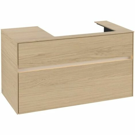 Villeroy & Boch Collaro Waschtischunterschrank 100cm mit 2 Auszügen und variabler Beckenposition Nordic Oak Mit Beleuchtung Rechts 60 cm Villeroy & Boch Collaro Waschtischunterschrank 100cm Mit 2 Auszügen Und Variabler Beckenposition Nordic Oak Mit Beleuchtung Rechts 60 Cm -VILLEROY & BOCH shop 71606214 3