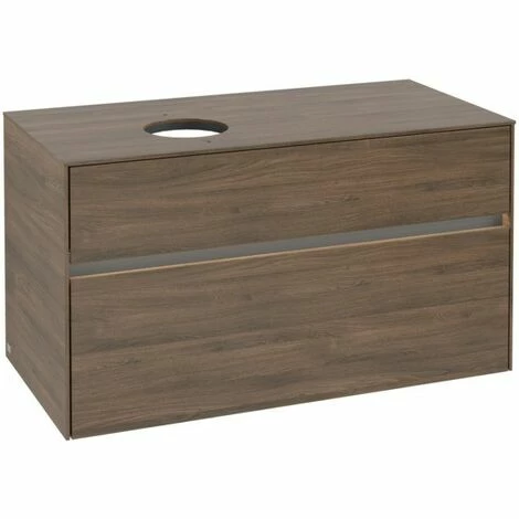 Villeroy & Boch Collaro Waschtischunterschrank 100cm mit 2 Auszügen Arizona Oak Mit Beleuchtung Links Villeroy & Boch Collaro Waschtischunterschrank 100cm Mit 2 Auszügen Arizona Oak Mit Beleuchtung Links -VILLEROY & BOCH shop 71606240 2