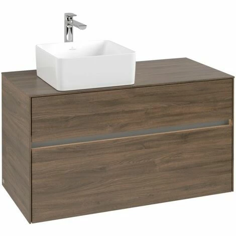 Villeroy & Boch Collaro Waschtischunterschrank 100cm mit 2 Auszügen Arizona Oak Mit Beleuchtung Links Villeroy & Boch Collaro Waschtischunterschrank 100cm Mit 2 Auszügen Arizona Oak Mit Beleuchtung Links -VILLEROY & BOCH shop 71606240 3