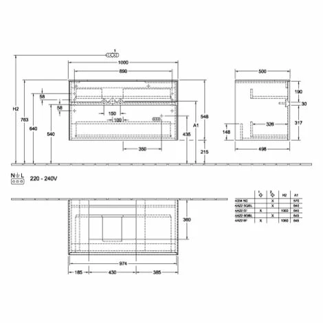 Villeroy & Boch Collaro Waschtischunterschrank 100cm mit 2 Auszügen und variabler Beckenposition Glossy Grey Mit Beleuchtung Links 50 cm Villeroy & Boch Collaro Waschtischunterschrank 100cm Mit 2 Auszügen Und Variabler Beckenposition Glossy Grey Mit Beleuchtung Links 50 Cm -VILLEROY & BOCH shop 71606242 1
