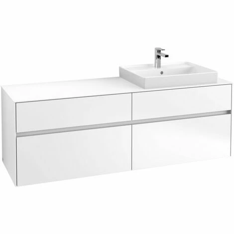 Villeroy & Boch Collaro Waschtischunterschrank 160cm mit 4 Auszügen und variabler Beckenposition White Matt Mit Beleuchtung Rechts 60 cm Villeroy & Boch Collaro Waschtischunterschrank 160cm Mit 4 Auszügen Und Variabler Beckenposition White Matt Mit Beleuchtung Rechts 60 Cm -VILLEROY & BOCH shop 71606270 2