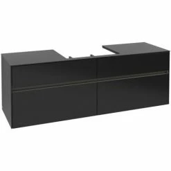 Villeroy & Boch Collaro Waschtischunterschrank 160cm Mit 4 Auszügen Und Variabler Beckenposition Black Matt Lacquer Mit Beleuchtung Mittig 60 Cm 4 Villeroy & Boch Collaro Waschtischunterschrank 160cm Mit 4 Auszügen Und Variabler Beckenposition Black Matt Lacquer Mit Beleuchtung Mittig 60 Cm -VILLEROY & BOCH shop 71606301 3