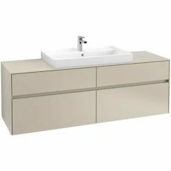 Villeroy & Boch Collaro Waschtischunterschrank 160cm Mit 4 Auszügen Und Variabler Beckenposition Soft Grey Mit Beleuchtung Mittig 80 Cm 3 Villeroy & Boch Collaro Waschtischunterschrank 160cm Mit 4 Auszügen Und Variabler Beckenposition Soft Grey Mit Beleuchtung Mittig 80 Cm -VILLEROY & BOCH shop 71606302 2