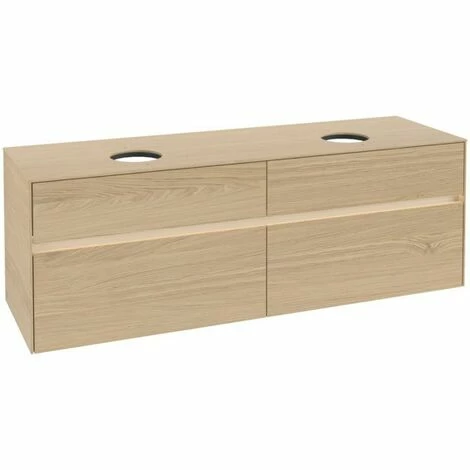 Villeroy & Boch Collaro Waschtischunterschrank 160cm mit 4 Auszügen für 2 Waschtische Nordic Oak Mit Beleuchtung Villeroy & Boch Collaro Waschtischunterschrank 160cm Mit 4 Auszügen Für 2 Waschtische Nordic Oak Mit Beleuchtung -VILLEROY & BOCH shop 71606341 2
