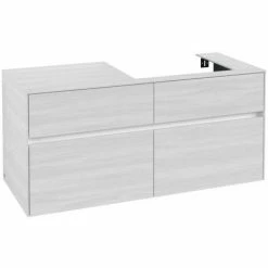 Villeroy & Boch Collaro Waschtischunterschrank Mit 4 Auszügen 120 Cm White Wood Ohne Beleuchtung Rechts 6 Villeroy & Boch Collaro Waschtischunterschrank Mit 4 Auszügen 120 Cm White Wood Ohne Beleuchtung Rechts -VILLEROY & BOCH shop 71606352 2