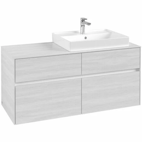 Villeroy & Boch Collaro Waschtischunterschrank Mit 4 Auszügen 120 Cm White Wood Ohne Beleuchtung Rechts 5 Villeroy & Boch Collaro Waschtischunterschrank Mit 4 Auszügen 120 Cm White Wood Ohne Beleuchtung Rechts – Bild 3