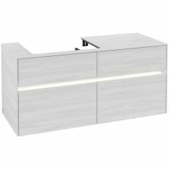 Villeroy & Boch Collaro Waschtischunterschrank Mit 4 Auszügen 120 Cm White Wood Mit Beleuchtung Links 6 Villeroy & Boch Collaro Waschtischunterschrank Mit 4 Auszügen 120 Cm White Wood Mit Beleuchtung Links -VILLEROY & BOCH shop 71606354 2