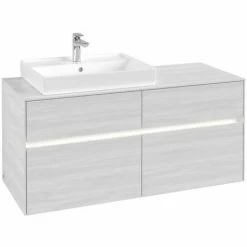 Villeroy & Boch Collaro Waschtischunterschrank Mit 4 Auszügen 120 Cm White Wood Mit Beleuchtung Links 7 Villeroy & Boch Collaro Waschtischunterschrank Mit 4 Auszügen 120 Cm White Wood Mit Beleuchtung Links -VILLEROY & BOCH shop 71606354 3