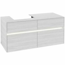 Villeroy & Boch Collaro Waschtischunterschrank Mit 4 Auszügen 120 Cm White Wood Mit Beleuchtung Links 6 Villeroy & Boch Collaro Waschtischunterschrank Mit 4 Auszügen 120 Cm White Wood Mit Beleuchtung Links -VILLEROY & BOCH shop 71606360 2