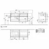 Villeroy & Boch Collaro Waschtischunterschrank Mit 4 Auszügen 120 Cm Glossy Grey Mit Beleuchtung Links 2 Villeroy & Boch Collaro Waschtischunterschrank Mit 4 Auszügen 120 Cm Glossy Grey Mit Beleuchtung Links -VILLEROY & BOCH shop 71606363 1