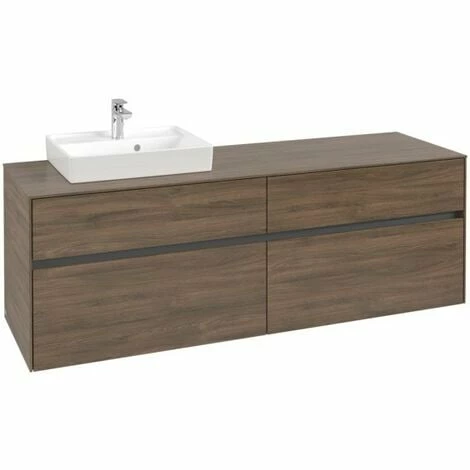 Villeroy & Boch Collaro Waschtischunterschrank 160cm mit 4 Auszügen Arizona Oak Ohne Beleuchtung Links Villeroy & Boch Collaro Waschtischunterschrank 160cm Mit 4 Auszügen Arizona Oak Ohne Beleuchtung Links -VILLEROY & BOCH shop 71606370 3