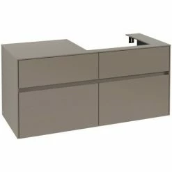 Villeroy & Boch Collaro Waschtischunterschrank Mit 4 Auszügen 120 Cm Truffle Grey Ohne Beleuchtung Rechts 7 Villeroy & Boch Collaro Waschtischunterschrank Mit 4 Auszügen 120 Cm Truffle Grey Ohne Beleuchtung Rechts -VILLEROY & BOCH shop 71606385 2