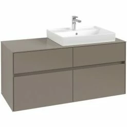Villeroy & Boch Collaro Waschtischunterschrank Mit 4 Auszügen 120 Cm Truffle Grey Ohne Beleuchtung Rechts 8 Villeroy & Boch Collaro Waschtischunterschrank Mit 4 Auszügen 120 Cm Truffle Grey Ohne Beleuchtung Rechts -VILLEROY & BOCH shop 71606385 3