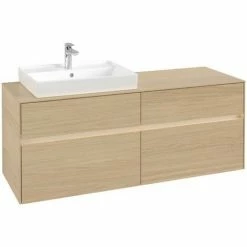 Villeroy & Boch Collaro Waschtischunterschrank Mit 4 Auszügen 140 Cm Nordic Oak Mit Beleuchtung Links 7 Villeroy & Boch Collaro Waschtischunterschrank Mit 4 Auszügen 140 Cm Nordic Oak Mit Beleuchtung Links -VILLEROY & BOCH shop 71606391 3