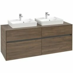 Villeroy & Boch Collaro Waschtischunterschrank 140cm Mit 4 Auszügen Für 2 Waschtische Arizona Oak Ohne Beleuchtung 7 Villeroy & Boch Collaro Waschtischunterschrank 140cm Mit 4 Auszügen Für 2 Waschtische Arizona Oak Ohne Beleuchtung -VILLEROY & BOCH shop 71606401 3