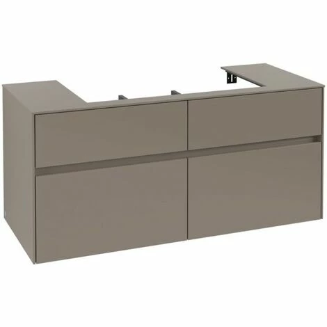 Villeroy & Boch Collaro Waschtischunterschrank 120cm mit 4 Auszügen Truffle Grey Ohne Beleuchtung Villeroy & Boch Collaro Waschtischunterschrank 120cm Mit 4 Auszügen Truffle Grey Ohne Beleuchtung -VILLEROY & BOCH shop 71606405 2