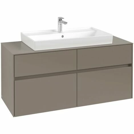Villeroy & Boch Collaro Waschtischunterschrank 120cm mit 4 Auszügen Truffle Grey Ohne Beleuchtung Villeroy & Boch Collaro Waschtischunterschrank 120cm Mit 4 Auszügen Truffle Grey Ohne Beleuchtung -VILLEROY & BOCH shop 71606405 3
