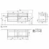 Villeroy & Boch Collaro Waschtischunterschrank 140cm Mit 4 Auszügen Stone Oak Ohne Beleuchtung Rechts 1 Villeroy & Boch Collaro Waschtischunterschrank 140cm Mit 4 Auszügen Stone Oak Ohne Beleuchtung Rechts -VILLEROY & BOCH shop 71606406 1
