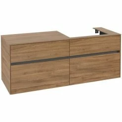 Villeroy & Boch Collaro Waschtischunterschrank Mit 4 Auszügen 140 Cm Kansas Oak Ohne Beleuchtung Rechts 6 Villeroy & Boch Collaro Waschtischunterschrank Mit 4 Auszügen 140 Cm Kansas Oak Ohne Beleuchtung Rechts -VILLEROY & BOCH shop 71606423 2