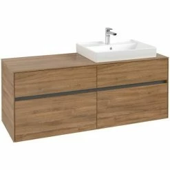 Villeroy & Boch Collaro Waschtischunterschrank Mit 4 Auszügen 140 Cm Kansas Oak Ohne Beleuchtung Rechts 7 Villeroy & Boch Collaro Waschtischunterschrank Mit 4 Auszügen 140 Cm Kansas Oak Ohne Beleuchtung Rechts -VILLEROY & BOCH shop 71606423 3