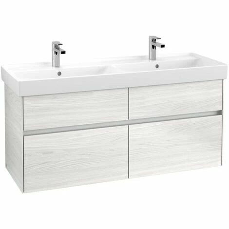 Villeroy & Boch Collaro Waschtischunterschrank 125cm für Doppelwaschtisch mit 4 Auszügen White Wood Mit Beleuchtung Villeroy & Boch Collaro Waschtischunterschrank 125cm Für Doppelwaschtisch Mit 4 Auszügen White Wood Mit Beleuchtung -VILLEROY & BOCH shop 71606453 2