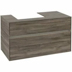 Villeroy & Boch Collaro Waschtischunterschrank 100cm Mit 2 Auszügen Und Variabler Beckenposition Stone Oak Mit Beleuchtung Links 50 Cm 3 Villeroy & Boch Collaro Waschtischunterschrank 100cm Mit 2 Auszügen Und Variabler Beckenposition Stone Oak Mit Beleuchtung Links 50 Cm -VILLEROY & BOCH shop 71606454 2