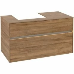 Villeroy & Boch Collaro Waschtischunterschrank 100cm Mit 2 Auszügen Und Variabler Beckenposition Kansas Oak Mit Beleuchtung Links 50 Cm 3 Villeroy & Boch Collaro Waschtischunterschrank 100cm Mit 2 Auszügen Und Variabler Beckenposition Kansas Oak Mit Beleuchtung Links 50 Cm -VILLEROY & BOCH shop 71606461 2