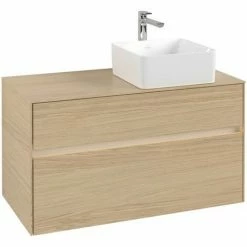 Villeroy & Boch Collaro Waschtischunterschrank 100cm Mit 2 Auszügen Nordic Oak Mit Beleuchtung Rechts 4 Villeroy & Boch Collaro Waschtischunterschrank 100cm Mit 2 Auszügen Nordic Oak Mit Beleuchtung Rechts -VILLEROY & BOCH shop 71606551 3