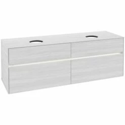 Villeroy & Boch Collaro Waschtischunterschrank 160cm Mit 4 Auszügen Für 2 Waschtische White Wood Mit Beleuchtung 3 Villeroy & Boch Collaro Waschtischunterschrank 160cm Mit 4 Auszügen Für 2 Waschtische White Wood Mit Beleuchtung -VILLEROY & BOCH shop 71606584 2