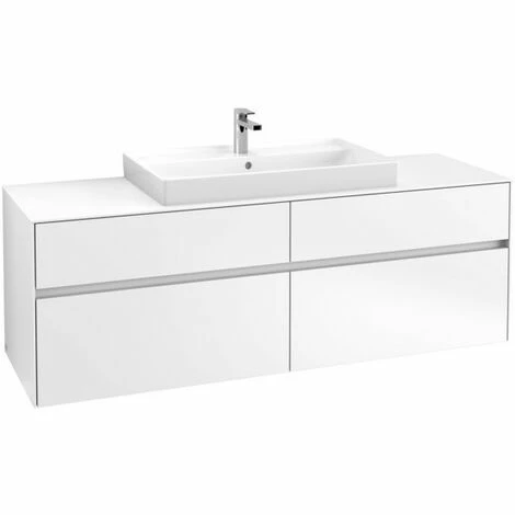 Villeroy & Boch Collaro Waschtischunterschrank 160cm mit 4 Auszügen und variabler Beckenposition White Matt Mit Beleuchtung Mittig 80 cm Villeroy & Boch Collaro Waschtischunterschrank 160cm Mit 4 Auszügen Und Variabler Beckenposition White Matt Mit Beleuchtung Mittig 80 Cm -VILLEROY & BOCH shop 71606592 2