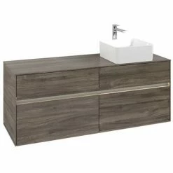 Villeroy & Boch Collaro Waschtischunterschrank 140cm Mit 4 Auszügen Stone Oak Mit Beleuchtung Rechts 7 Villeroy & Boch Collaro Waschtischunterschrank 140cm Mit 4 Auszügen Stone Oak Mit Beleuchtung Rechts -VILLEROY & BOCH shop 71606616 3