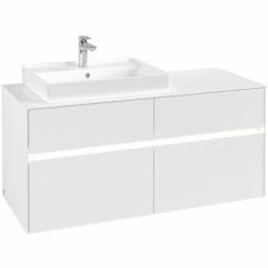 Villeroy & Boch Collaro Waschtischunterschrank Mit 4 Auszügen 120 Cm White Matt Mit Beleuchtung Links 4 Villeroy & Boch Collaro Waschtischunterschrank Mit 4 Auszügen 120 Cm White Matt Mit Beleuchtung Links -VILLEROY & BOCH shop 71606624 3
