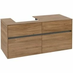 Villeroy & Boch Collaro Waschtischunterschrank Mit 4 Auszügen 120 Cm Kansas Oak Ohne Beleuchtung Links 6 Villeroy & Boch Collaro Waschtischunterschrank Mit 4 Auszügen 120 Cm Kansas Oak Ohne Beleuchtung Links -VILLEROY & BOCH shop 71606625 2