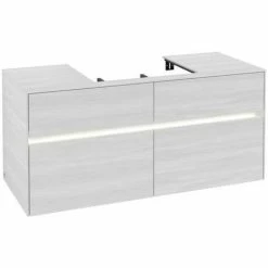 Villeroy & Boch Collaro Waschtischunterschrank Mit 4 Auszügen 120 Cm White Wood Mit Beleuchtung Mittig 3 Villeroy & Boch Collaro Waschtischunterschrank Mit 4 Auszügen 120 Cm White Wood Mit Beleuchtung Mittig -VILLEROY & BOCH shop 71606642 2