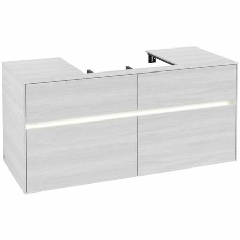 Villeroy & Boch Collaro Waschtischunterschrank mit 4 Auszügen 120 cm White Wood Mit Beleuchtung Mittig Villeroy & Boch Collaro Waschtischunterschrank Mit 4 Auszügen 120 Cm White Wood Mit Beleuchtung Mittig -VILLEROY & BOCH shop 71606642 2