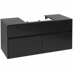 Villeroy & Boch Collaro Waschtischunterschrank Mit 4 Auszügen 120 Cm Black Matt Lacquer Ohne Beleuchtung Mittig 6 Villeroy & Boch Collaro Waschtischunterschrank Mit 4 Auszügen 120 Cm Black Matt Lacquer Ohne Beleuchtung Mittig -VILLEROY & BOCH shop 71606659 2