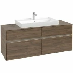 Villeroy & Boch Collaro Waschtischunterschrank 140cm Mit 4 Auszügen Arizona Oak Mit Beleuchtung Mittig -VILLEROY & BOCH shop 71606660 3