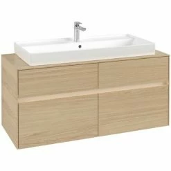 Villeroy & Boch Collaro Waschtischunterschrank 120cm Mit 4 Auszügen Nordic Oak Mit Beleuchtung 4 Villeroy & Boch Collaro Waschtischunterschrank 120cm Mit 4 Auszügen Nordic Oak Mit Beleuchtung -VILLEROY & BOCH shop 71606661 3