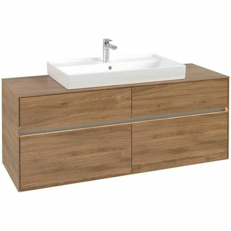 Villeroy & Boch Collaro Waschtischunterschrank 140cm mit 4 Auszügen Kansas Oak Mit Beleuchtung Mittig Villeroy & Boch Collaro Waschtischunterschrank 140cm Mit 4 Auszügen Kansas Oak Mit Beleuchtung Mittig -VILLEROY & BOCH shop 71606666 3