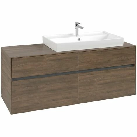 Villeroy & Boch Collaro Waschtischunterschrank 140cm Mit 4 Auszügen Arizona Oak Ohne Beleuchtung Rechts 5 Villeroy & Boch Collaro Waschtischunterschrank 140cm Mit 4 Auszügen Arizona Oak Ohne Beleuchtung Rechts – Bild 3