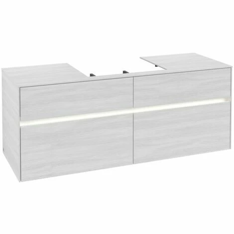Villeroy & Boch Collaro Waschtischunterschrank mit 4 Auszügen 140 cm White Wood Mit Beleuchtung Mittig Villeroy & Boch Collaro Waschtischunterschrank Mit 4 Auszügen 140 Cm White Wood Mit Beleuchtung Mittig -VILLEROY & BOCH shop 71606684 2