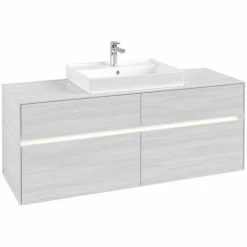 Villeroy & Boch Collaro Waschtischunterschrank Mit 4 Auszügen 140 Cm White Wood Mit Beleuchtung Mittig 4 Villeroy & Boch Collaro Waschtischunterschrank Mit 4 Auszügen 140 Cm White Wood Mit Beleuchtung Mittig -VILLEROY & BOCH shop 71606684 3