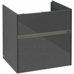 Villeroy & Boch Collaro Waschtischunterschrank Mit 2 Auszügen 55,4 Cm Glossy Grey Mit Beleuchtung -VILLEROY & BOCH shop 71606700 3