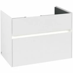 Villeroy & Boch Collaro Waschtischunterschrank Mit 2 Auszügen 75,4 Cm White Matt Mit Beleuchtung -VILLEROY & BOCH shop 71606733 3