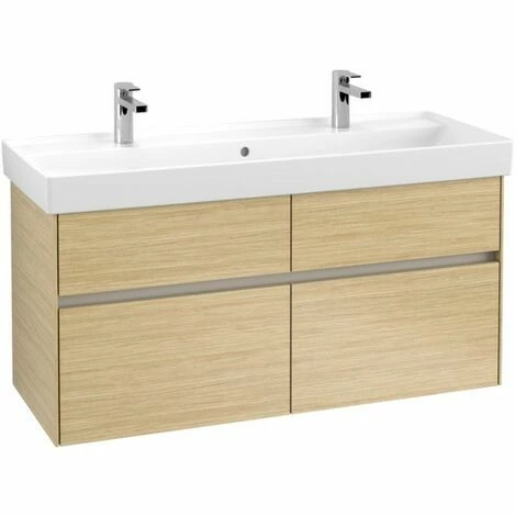 Villeroy & Boch Collaro Waschtischunterschrank 115cm Mit 4 Auszügen Nordic Oak Mit Beleuchtung 4 Villeroy & Boch Collaro Waschtischunterschrank 115cm Mit 4 Auszügen Nordic Oak Mit Beleuchtung – Bild 2