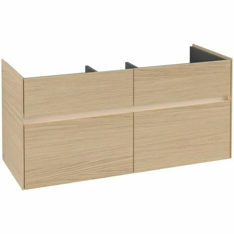 Villeroy & Boch Collaro Waschtischunterschrank 115cm Mit 4 Auszügen Nordic Oak Mit Beleuchtung 5 Villeroy & Boch Collaro Waschtischunterschrank 115cm Mit 4 Auszügen Nordic Oak Mit Beleuchtung – Bild 3