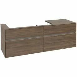 Villeroy & Boch Collaro Waschtischunterschrank 160cm Mit 4 Auszügen Und Variabler Beckenposition Arizona Oak Mit Beleuchtung Links 100 Cm 4 Villeroy & Boch Collaro Waschtischunterschrank 160cm Mit 4 Auszügen Und Variabler Beckenposition Arizona Oak Mit Beleuchtung Links 100 Cm -VILLEROY & BOCH shop 71606818 3